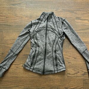 Grey and black Lulu lemon define jacket women’s size 2